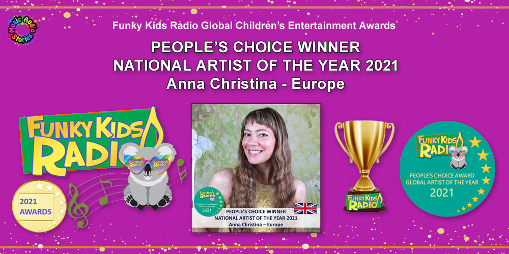 Anna-Christina at Music Audio Stories wins the National Artist of the Year Award