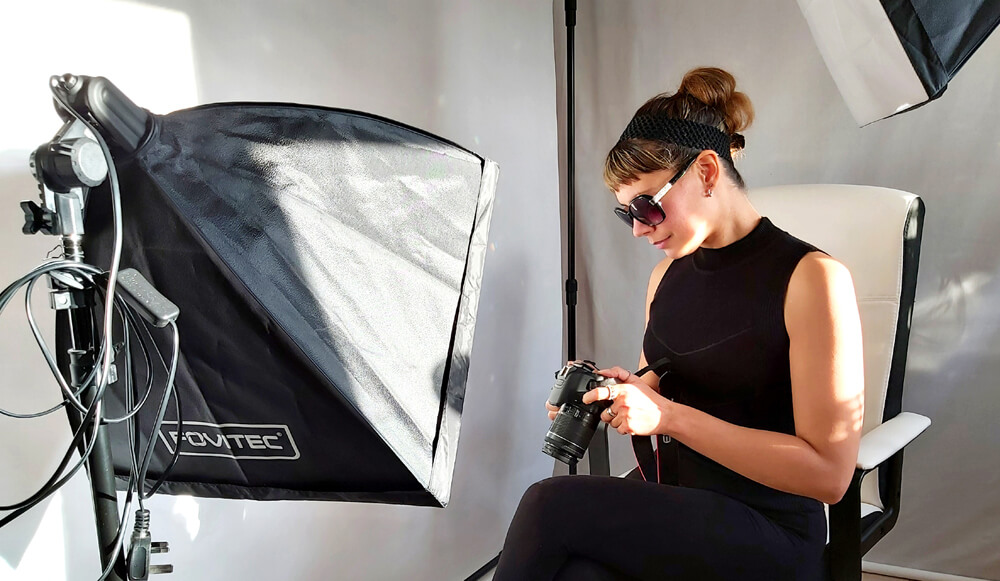 Anna-Christina - Behind The Scenes at Music Audio Stories - Product Photography