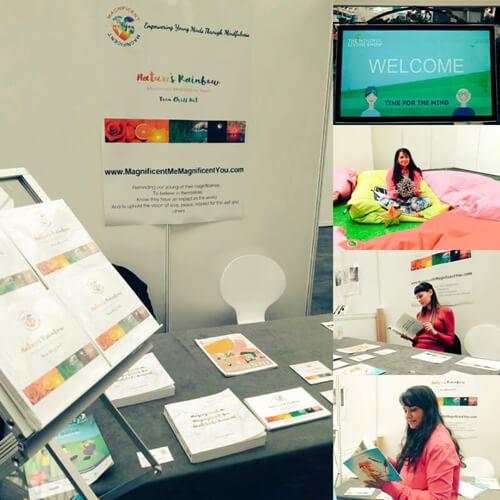 Anna-Christina at the Mindful Living Show at the Business Design Center